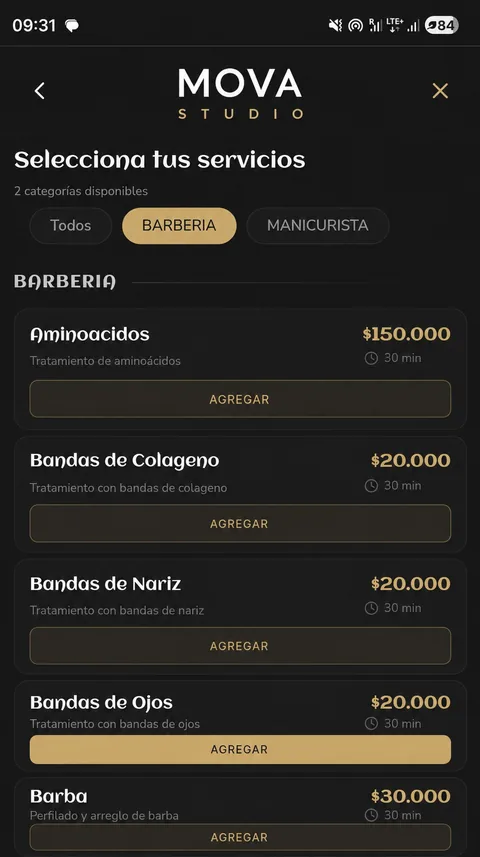 Sitio web con reservas online