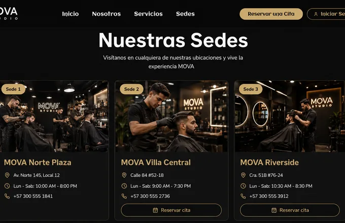 Sitio web del negocio